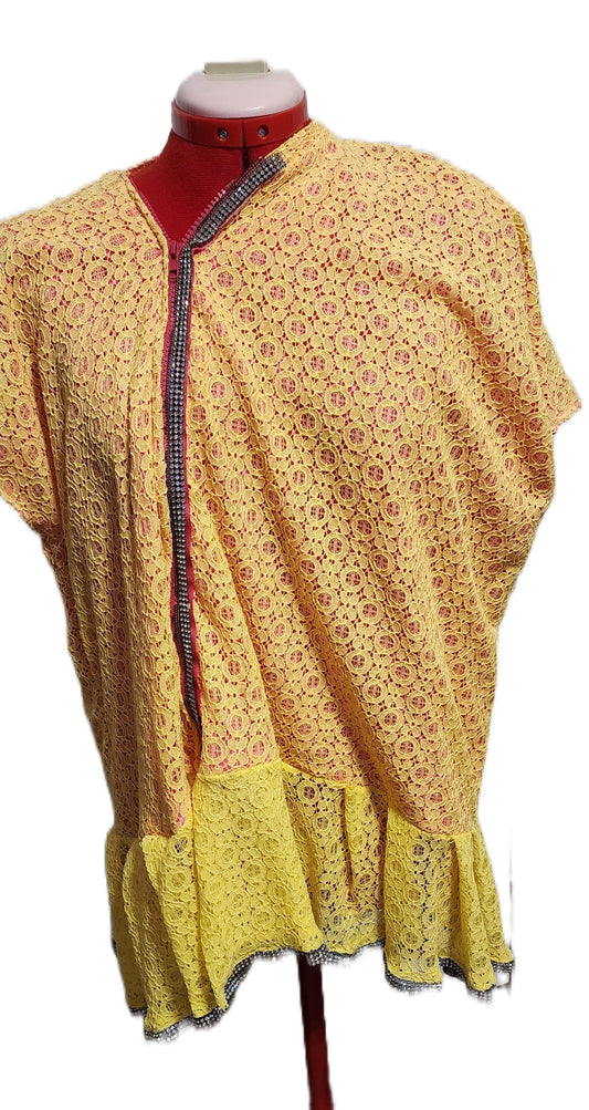 Rhinestones and lace